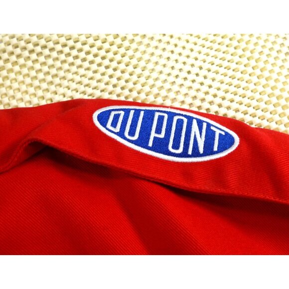 Jeff Gordon 24 DuPont Racing Jacket XL Chase Authentics 100% Cotton NASCAR Red/M - Picture 13 of 16